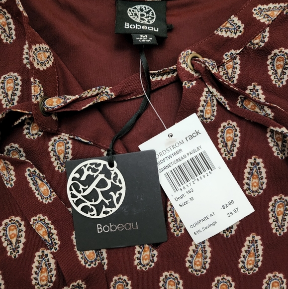 Bobeau garnet shift dress Medium - Picture 7 of 8